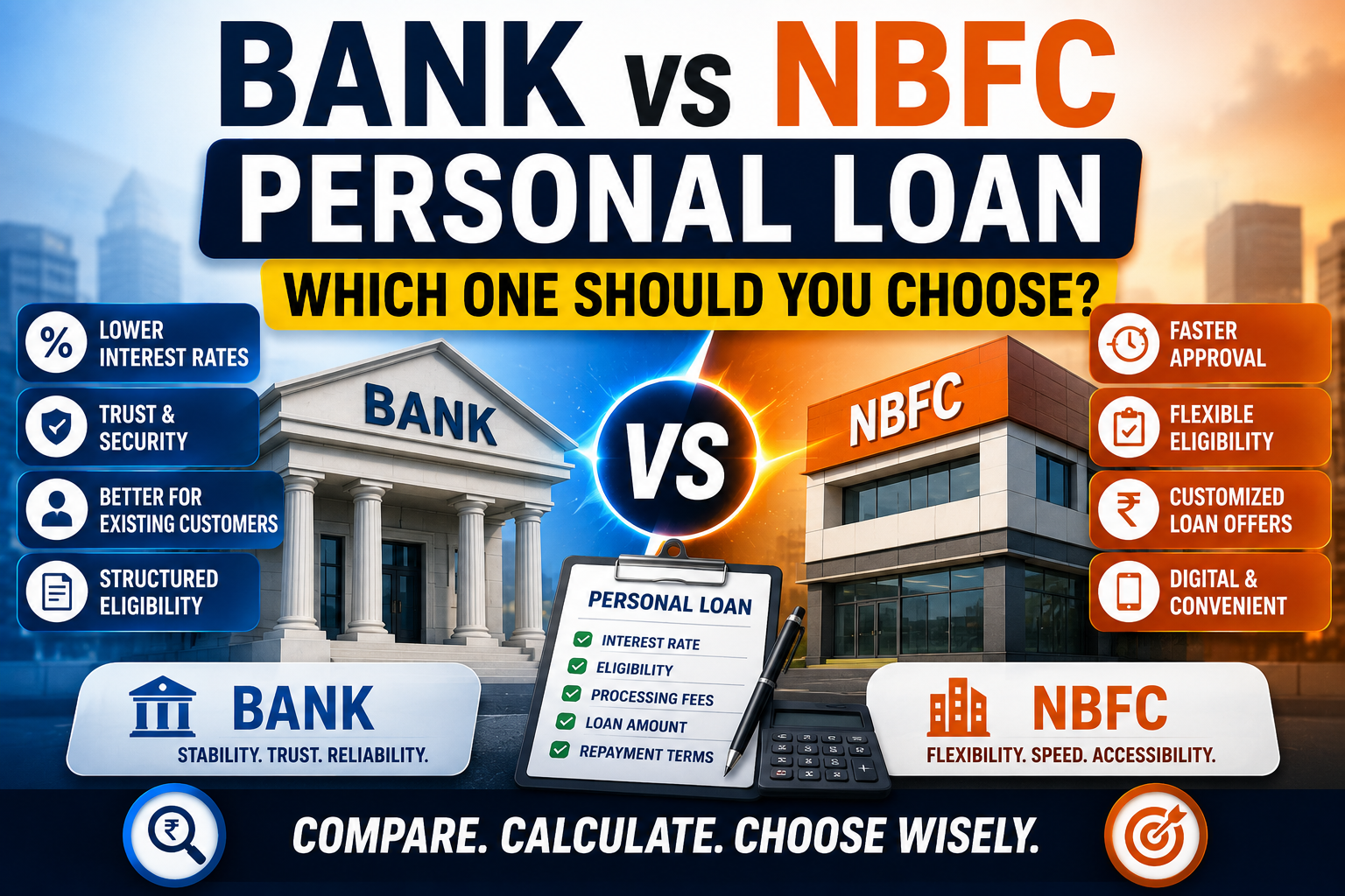 Bank vs NBFC Personal Loan: Which One Should You Choose?