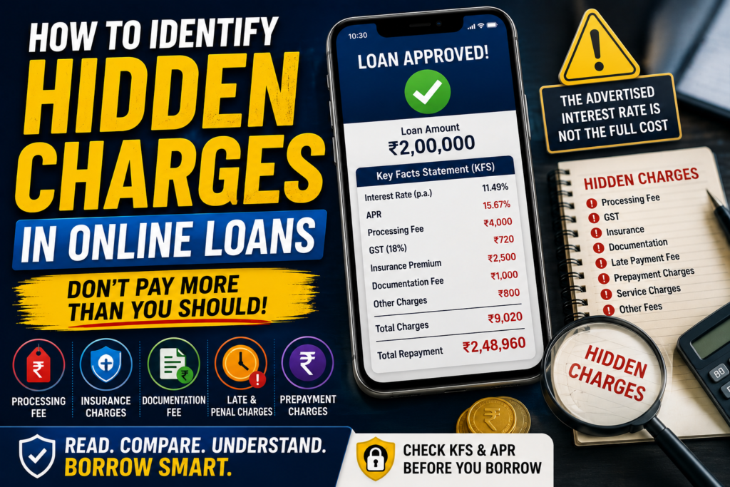 How to Identify Hidden Charges in Online Loans