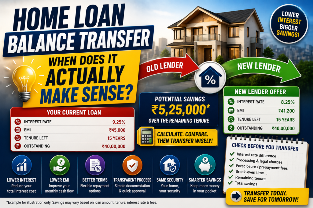 Home Loan Balance Transfer: When Does It Actually Make Sense?