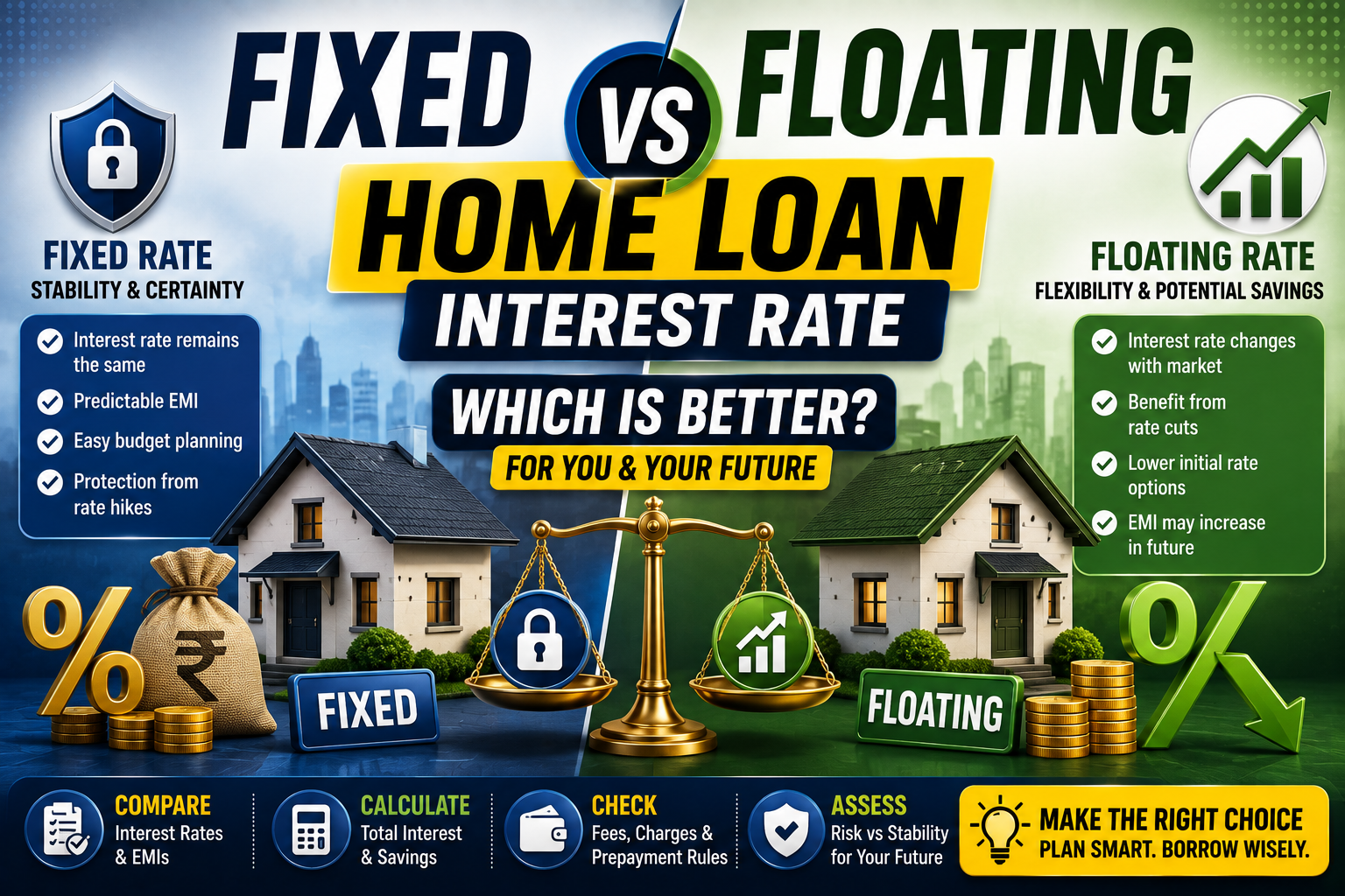 Fixed vs Floating Home Loan Interest Rate: Which Is Better?