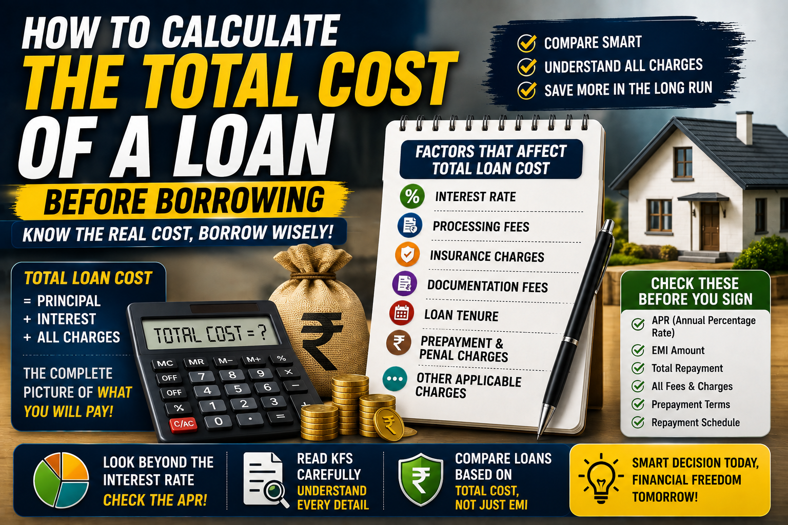 How to Calculate the Total Cost of a Loan Before Borrowing