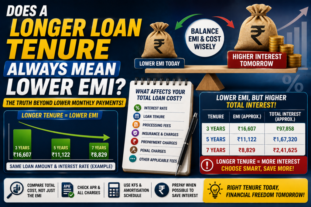 Does a Longer Loan Tenure Always Mean Lower EMI? Understanding the Real Cost of Borrowing